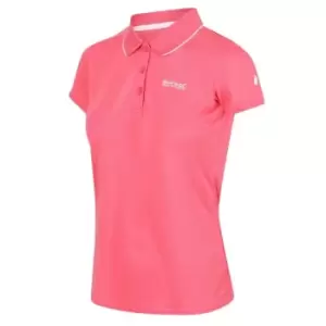 Image of Regatta Womens Maverick V Polo T-Shirt - Tropicl Pink