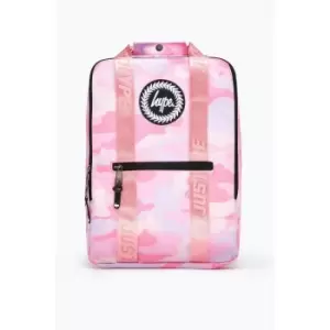 Image of Hype Camo Boxy Backpack (One Size) (Pink/Pastel) - Pink/Pastel
