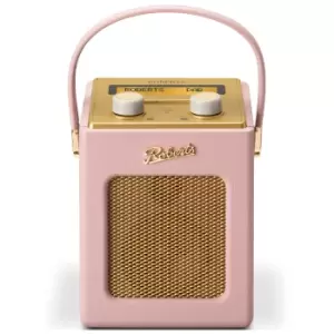 Image of Roberts REV MINIDP Revival Mini DAB DAB FM Portable Radio in Dusky Pin