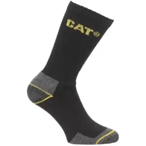 Image of CAT Workwear Mens Workwear Crew 3 Pair Pack Workwear Socks UK Size 6-11