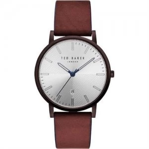 Image of Ted Baker Mens Dean SS IP Bronze Watch - TE50012002