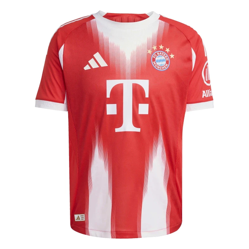 Image of adidas Bayern Munich Authentic Home Shirt 2025 2026 Adults Red male S