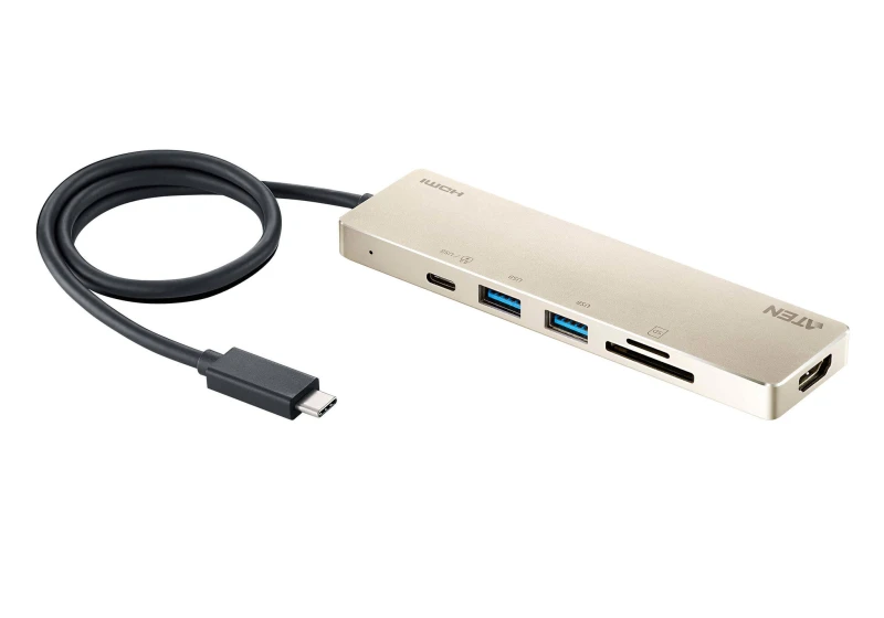 Image of Aten ATEN USB-C Multiport Mini Dock with Power Pass-Through UH3239-AT