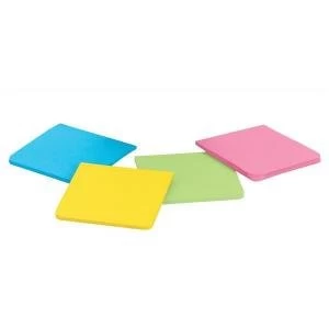 Image of Post it Super Sticky Full Adhesive Notes YellowPinkBlueLimeade