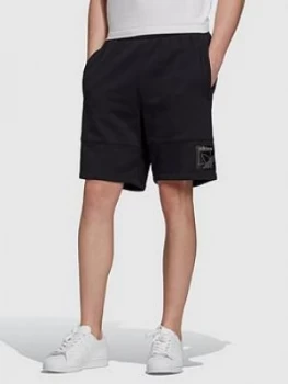 Image of Adidas Originals Spirit 3 Stripe Shorts - Black