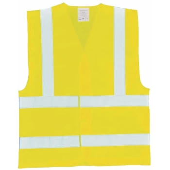 Image of FR71 2XL/3XL Hi-vis Yellow Flame Retardant Vest - Portwest