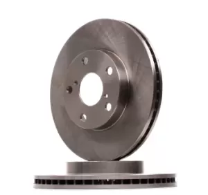 Image of RIDEX Brake disc 82B0238 Brake rotor,Brake discs TOYOTA,RAV 4 II (CLA2_, XA2_, ZCA2_, ACA2_),Camry Limousine (_V1_)