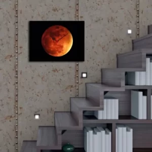 Image of 3040CS-91 Multicolor Decorative Canvas Wall Clock