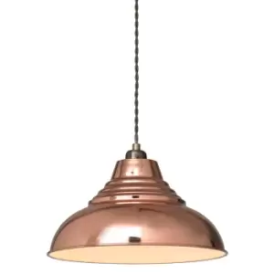 Image of Village At Home Vintage Pendant Shiny Copper