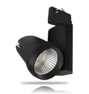 Image of Phoebe LED Track Light 25W Dimmable Alecto Cool White 24° Black