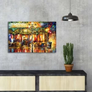 Image of FAMOUSART-086 Multicolor Decorative Canvas Painting
