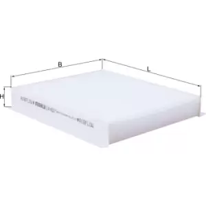 Image of Pollen Air Filter (Standard) La457 79804618 By Mahle Original