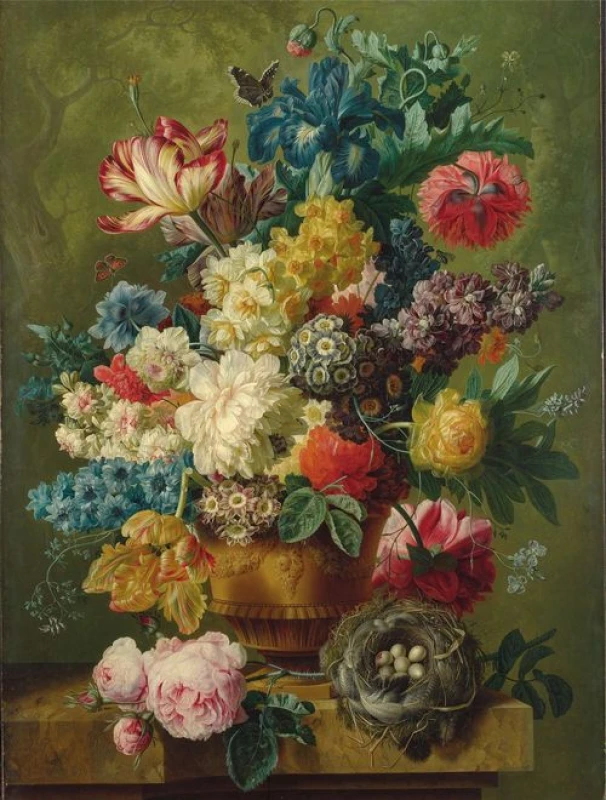 Image of National Gallery Flowers in a Vase - National Gallery 1000 Piece Jigsaw Puzzle