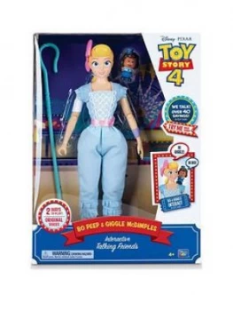 Image of Toy Story Bo Peep With Officer Giggle Mcdimples Interactive Talking Friends - 14 Inch