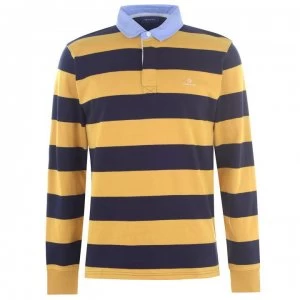 Image of Gant Gant Rugby Polo Shirt - Gold 759