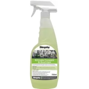 Image of Slingsby Kitchen Cleaner and Sanitiser Spray 6 x 750ml