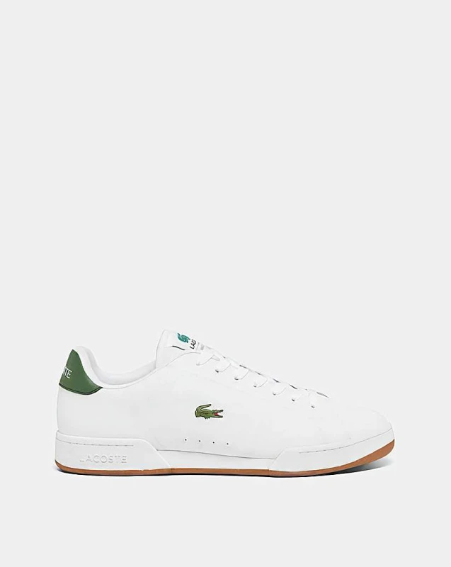 Image of Lacoste Lacoste Carnaby Cup Trainers White/Green - Lacoste - Size: 11 White/Green Male 11 LA24105