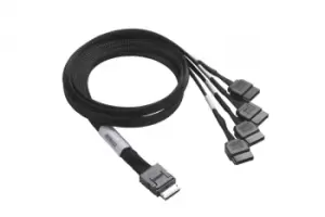 Image of Supermicro CBL-SAST-0933 Serial Attached SCSI (SAS) cable 50 m Black