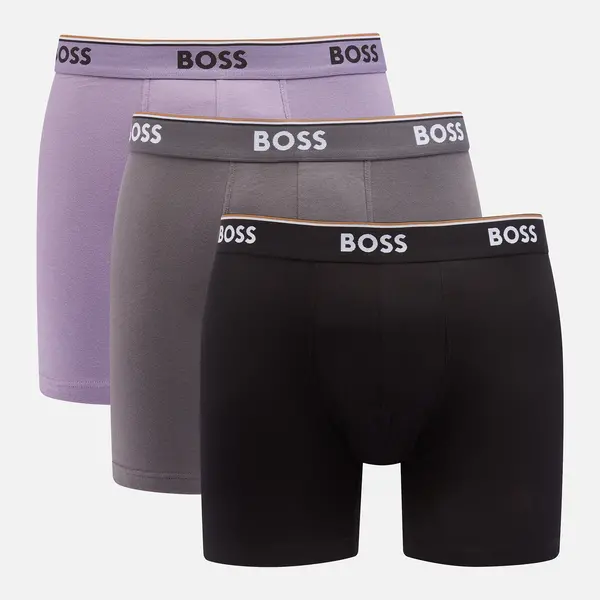 Image of BOSS Bodywear 3 Pack Stretch-Jersey Boxer Briefs - L