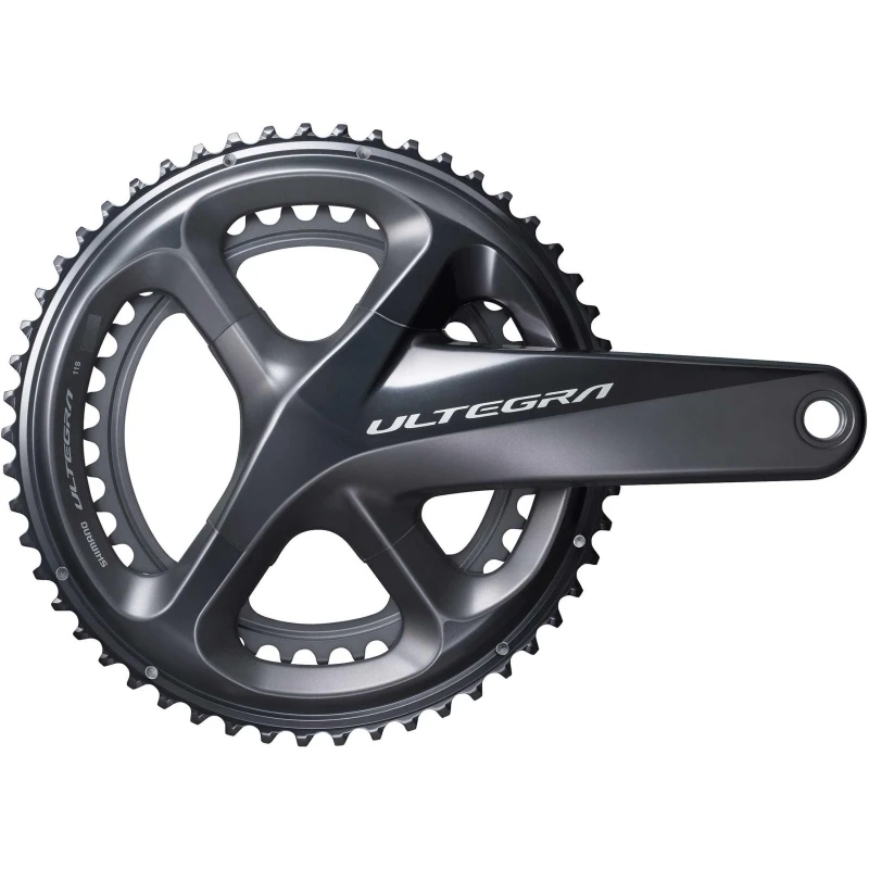 Image of Shimano Ultegra R8000 Double Chainset - 11 Speed 50/34T Grey unisex 170mm