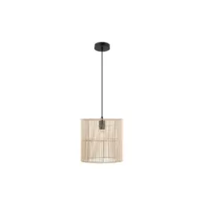 Image of Xanthi Ceiling Pendant Lamp E27 Max 40W Rattan Natrual