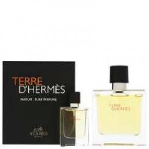 Image of Hermes Terre DHermes Pure Parfum Spray 75ml Gift Set