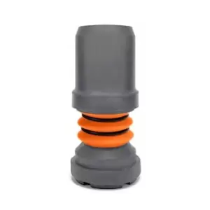 Image of Shock Absorbing Crutch Ferrule - Grey - Size 16