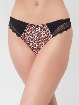 Image of DORINA Zena String Thong - Coral, Size 8, Women