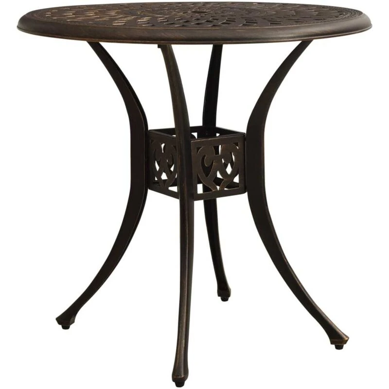 Image of VIDAXL Garden Table Bronze 78x78x72cm Cast Aluminium Vidaxl 8720286205853