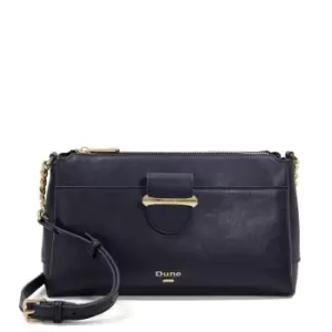 Image of Dune London Darlena Zip Crossbody Bag - Blue
