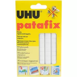 Image of UHU 35211 Patafix Glue Pads - Pack Of 80
