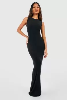 Image of Premium Heavy Weight Slinky Sleeveless Maxi Dress