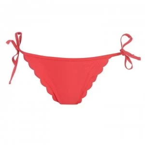 Image of SoulCal Scalloped Bikini Briefs Ladies - Red