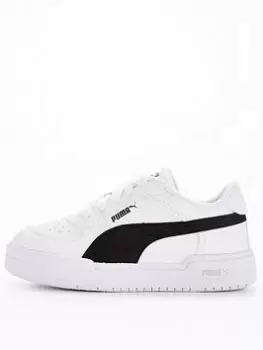 Image of Puma Kids Ca Pro Classic Trainer, White/Black, Size 2 Older