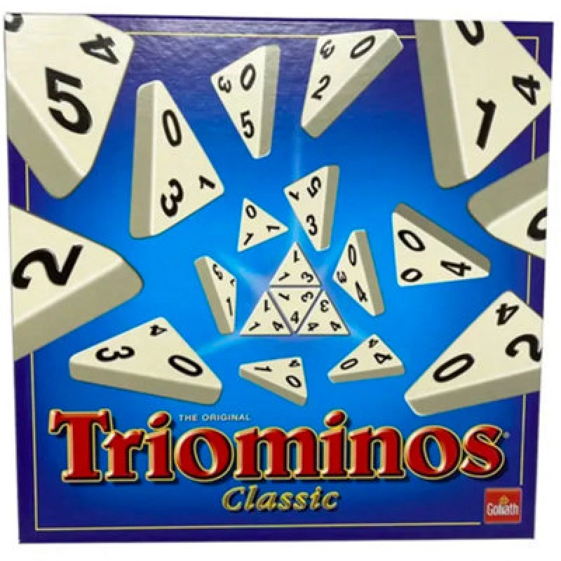 Image of Goliath Games Triominos Classic Original Triangular Domino Game Multi unisex