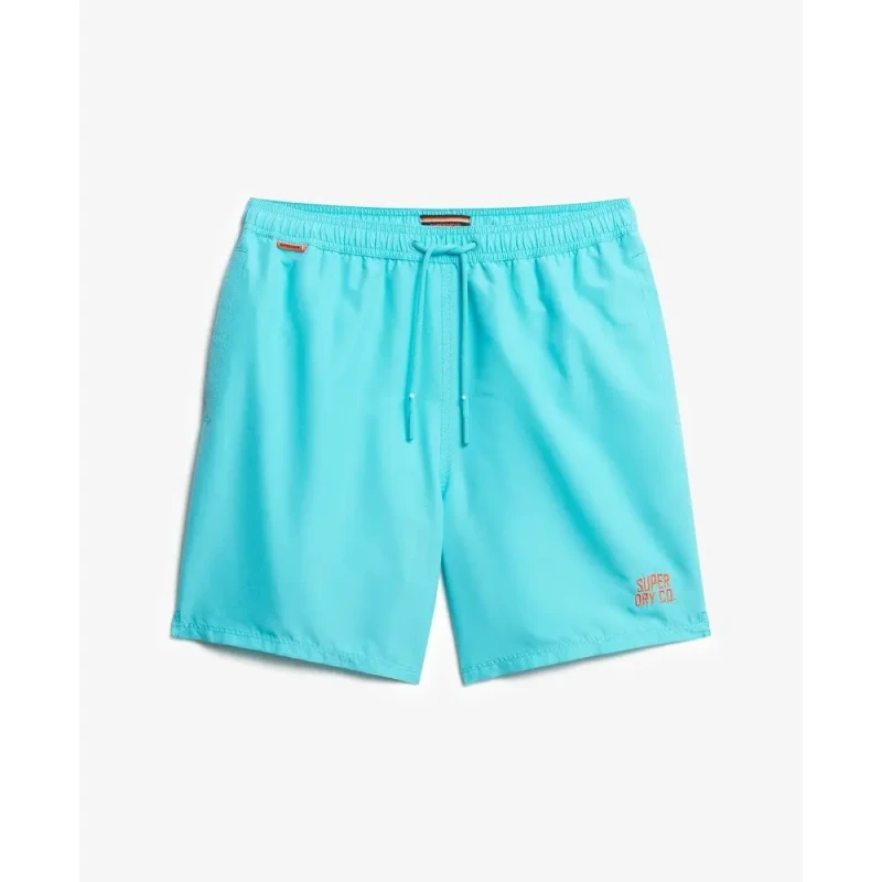 Image of Superdry Plain Swim Shorts turquoise blue Men XXL