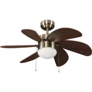 Image of Cristal Record Tabit Ceiling Fan 84cm Brown