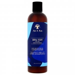 Image of As I Am Dry and Itchy Scalp Care Olive and Tea Tree Oil Conditioner 355ml