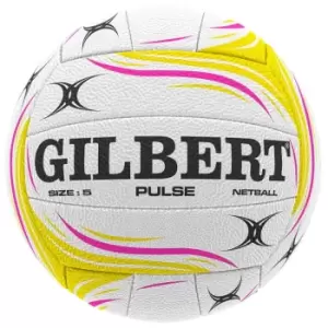 Image of Gilbert Pulse Match Netball - Yellow