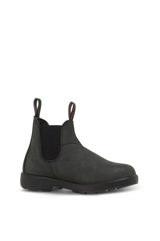 Image of Hard Yakka Mens Brunswick Nubuck Leather Chelsea Boots UK Size 8 (EU 42) Charcoal Nubuck HDY032-CHARC-8