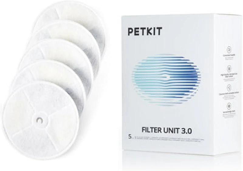 Image of PetKit Fountain Filter Unit 3.0-5pcs, White 75512