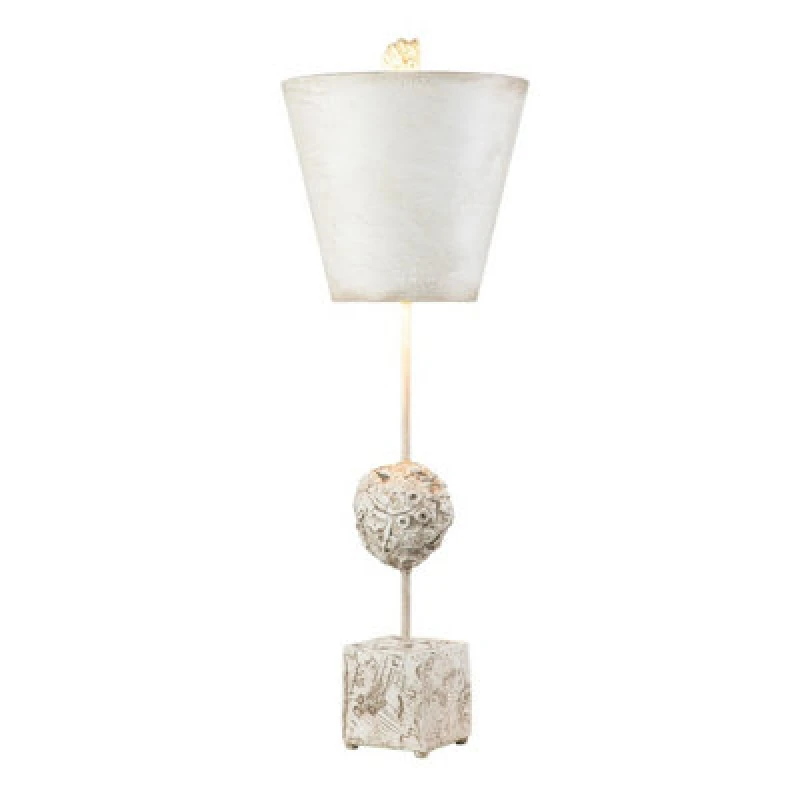 Image of Flambeau Flambeau Petra Table Lamp - White