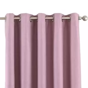 Image of Riva Home Eclipse Blackout Eyelet Curtains (90 x 72" (229 x 183cm)) (Mauve)