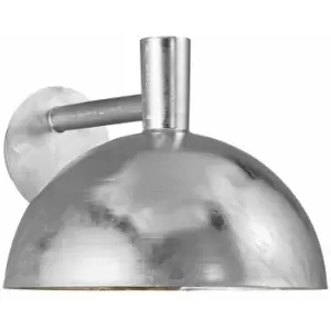 Image of Nordlux Arki 35cm Outdoor Dome Wall Lamp Galvanized, E27, IP54