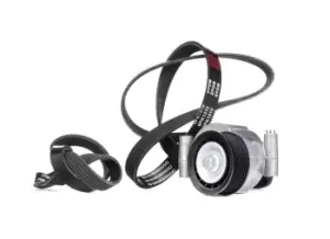 Image of RIDEX V-ribbed belt set FORD,VOLVO 542R0112 1232500,1251661,1315781 Serpentine belt kit,Auxiliary belt kit,Poly V-belt kit,V-ribbed belt kit,5113695