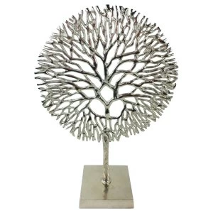 Image of Silver Coral Sculpture