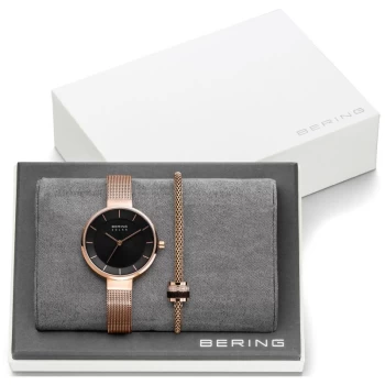 Image of Ladies Bering Watch, Bracelet & Charm Mother's Day Gift Set