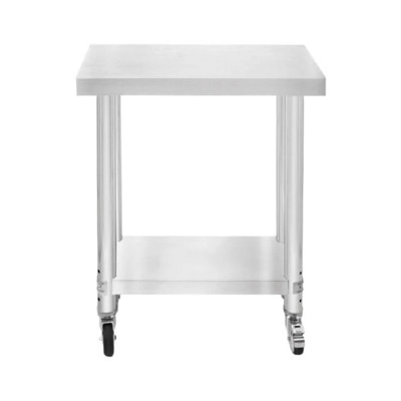 Image of KUKOO Catering Work Bench Table Stainless Steel Food Prep Kitchen 5055986176282