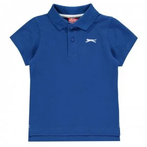 Image of Slazenger Plain Polo Shirt Infant Boys - Blue