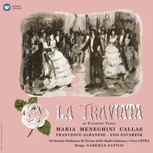 Image of Maria Callas / Albanese / Santini/Turin - Verdi: La Traviata (1953 - Studio Recording) Vinyl